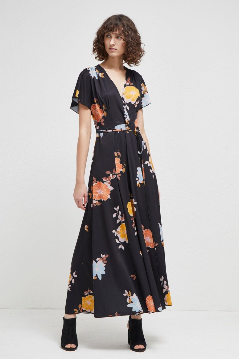French Connection Shikoku spaced jersey maxi dress £95