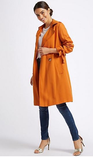M&S Per Una double breasted trench coat £79